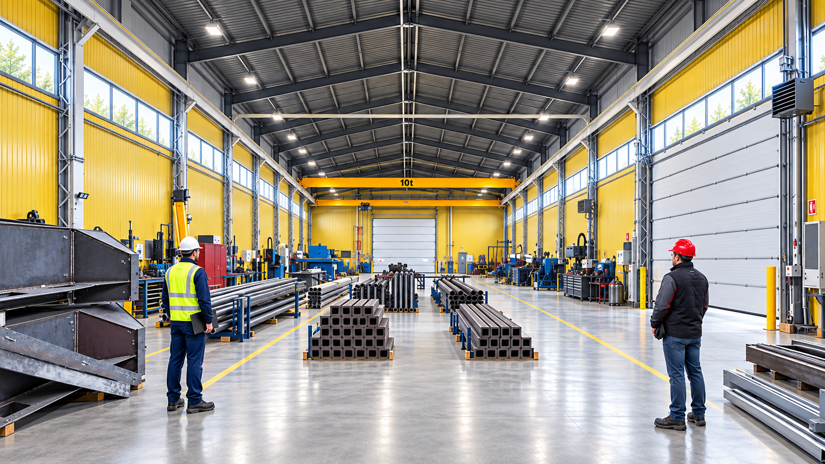 Polindeks imalat fabrikası iç görünümü